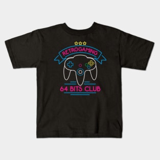 Retrogaming 64 bits Kids T-Shirt